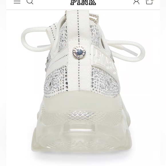 NWT STEVE MADDEN
MAXIMA BLACK RHINESTONES SNEAKERS - Picture 2 of 3